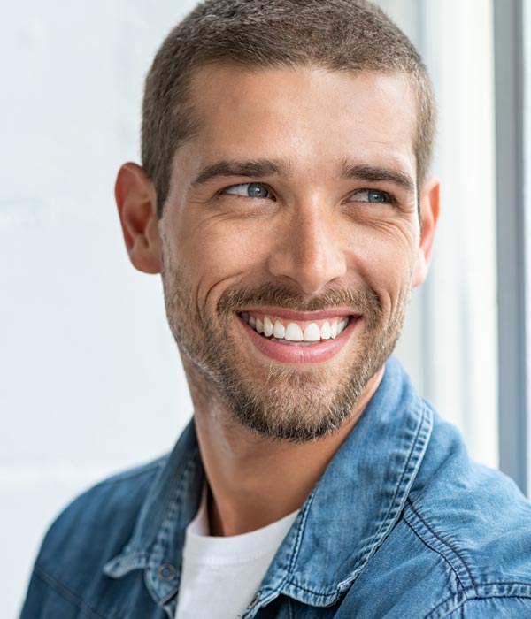 smiling person